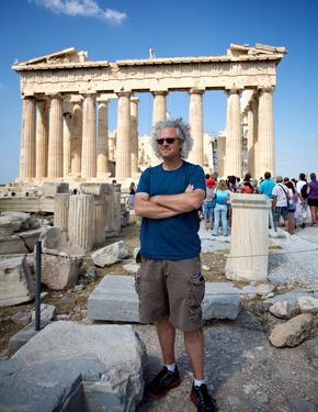 Me at the Parthenon. (Photo by A)