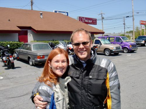 That time we met Alton Brown at the Atlanta BMW motorcycle event.