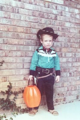 Me as a cowboy in 1973.