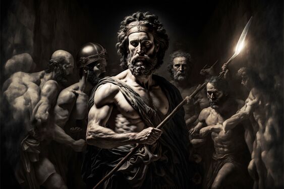 Odysseus in the Underworld Daguerreotype, version 2.