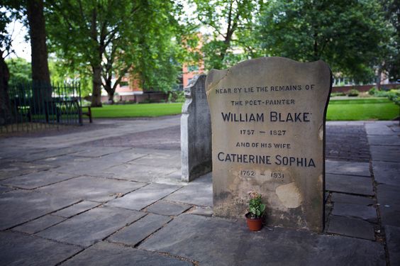 The grave of William Blake.